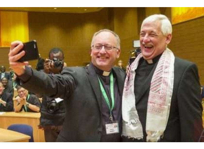 Padre Arturo Sosa con padre Spadaro